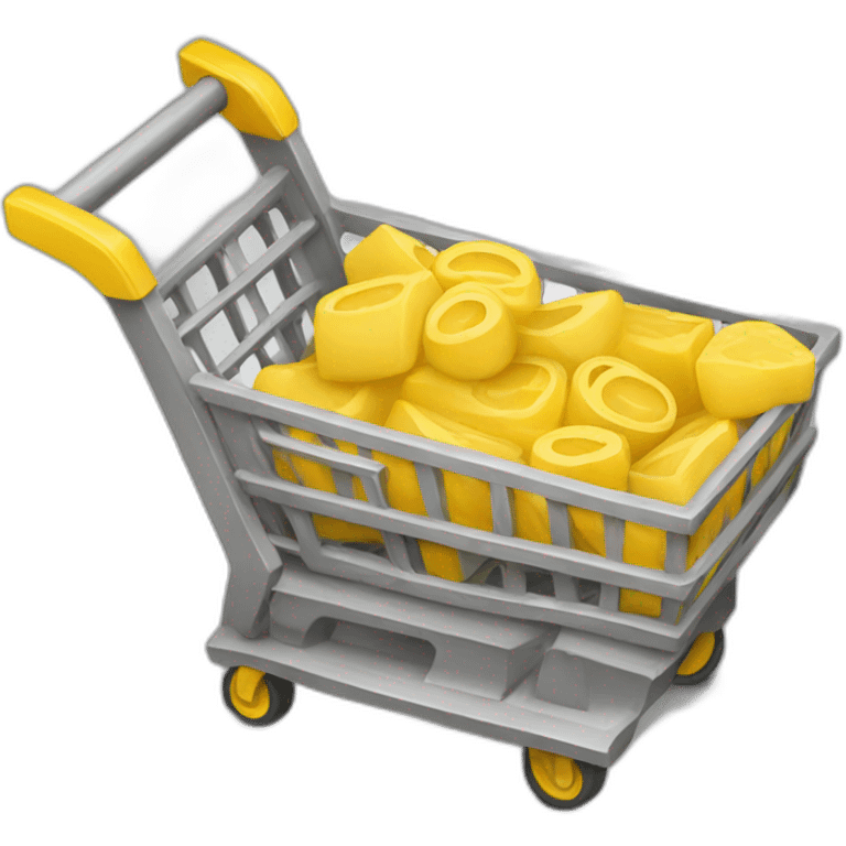 yellow-cart-checkout emoji