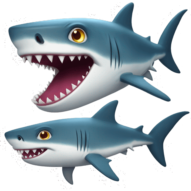 monster shark emoji