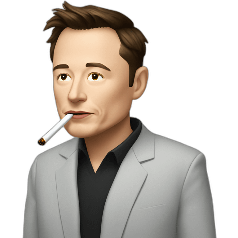 elon-musk-smoking emoji