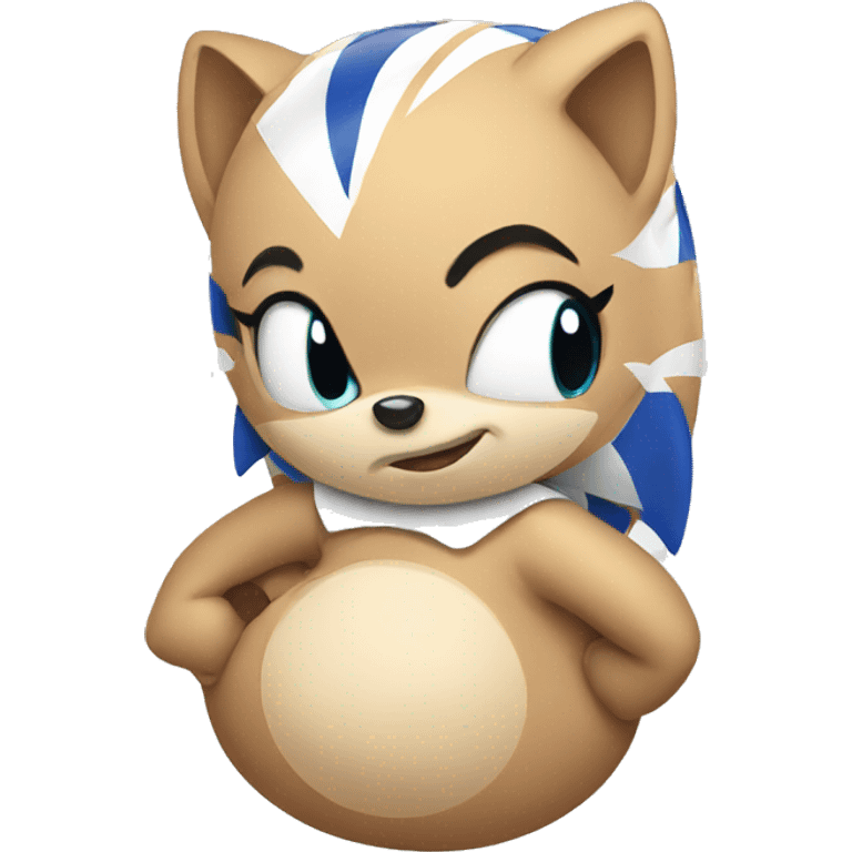 pregnant sonic emoji