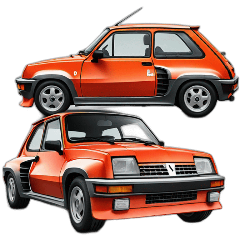 renault 5 turbo 2 emoji