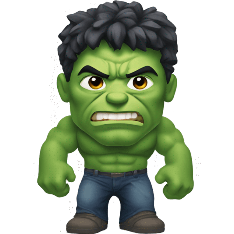 Hulk as a technilogical digital wizrd emoji