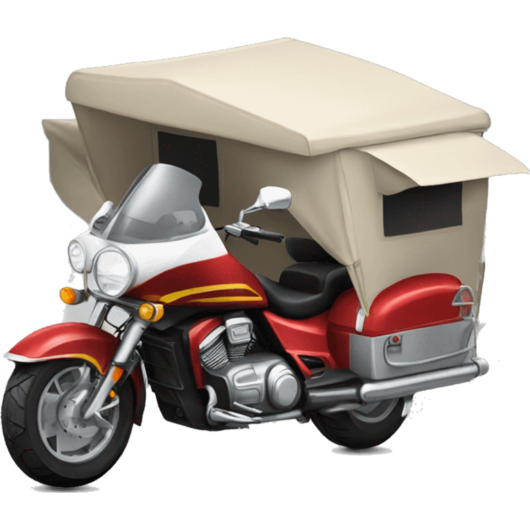 Caravan-motortrike emoji