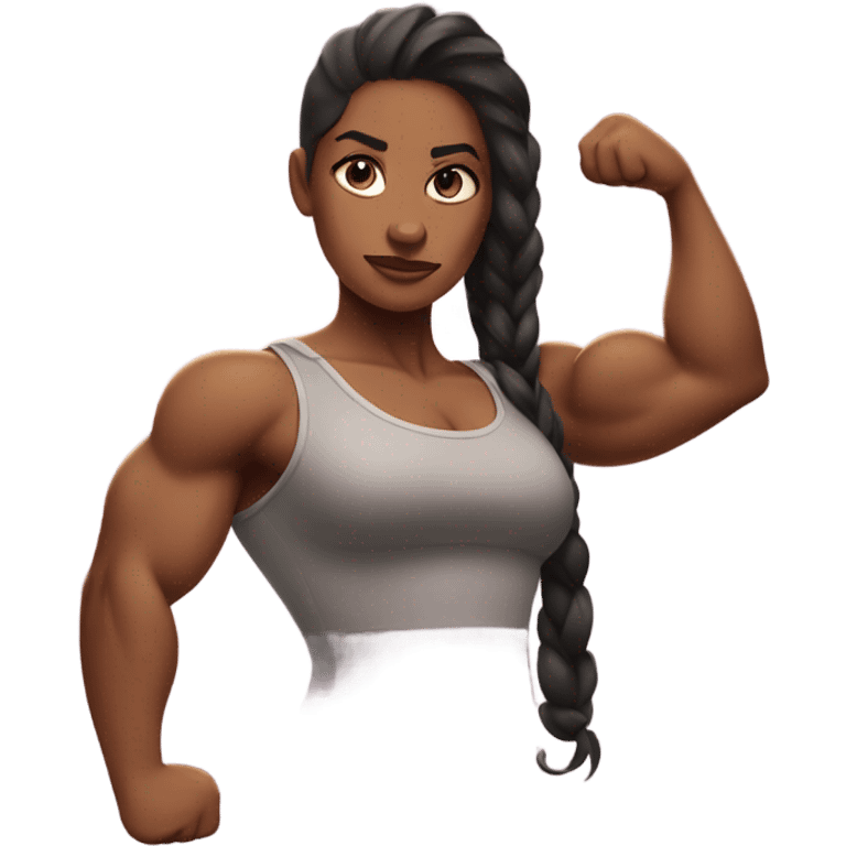 Strong women flexing  emoji