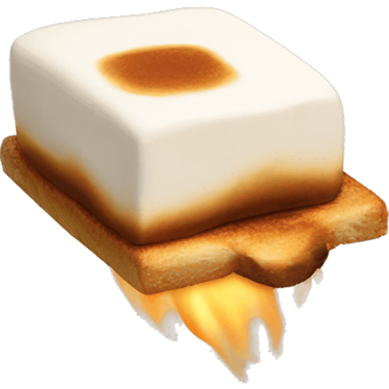 toasted marshmallow plain emoji