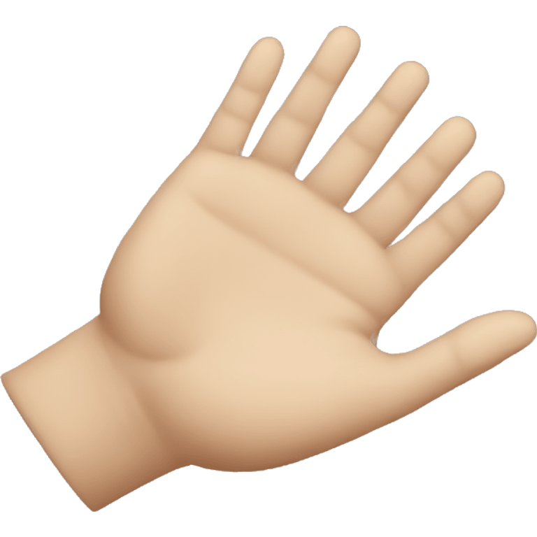 hand showing bigger emoji