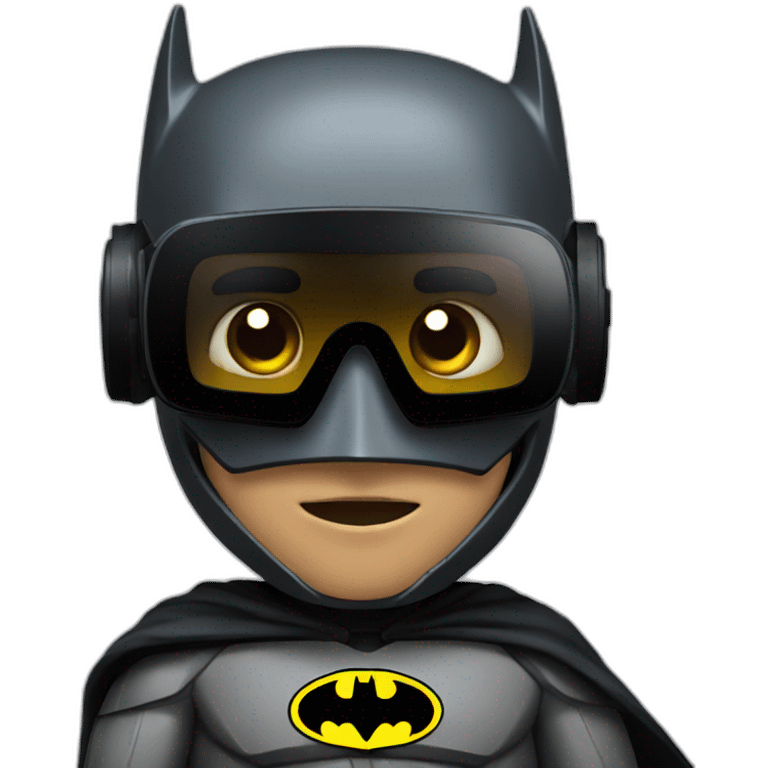 BATMAN with vr headset emoji