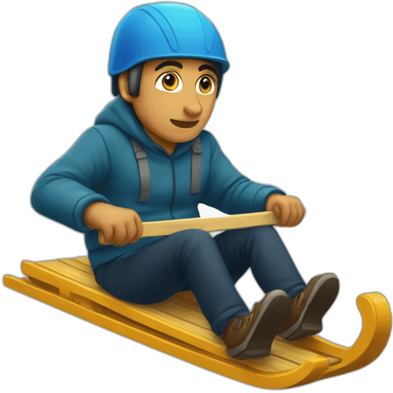 Zemmour sur un toboggan emoji