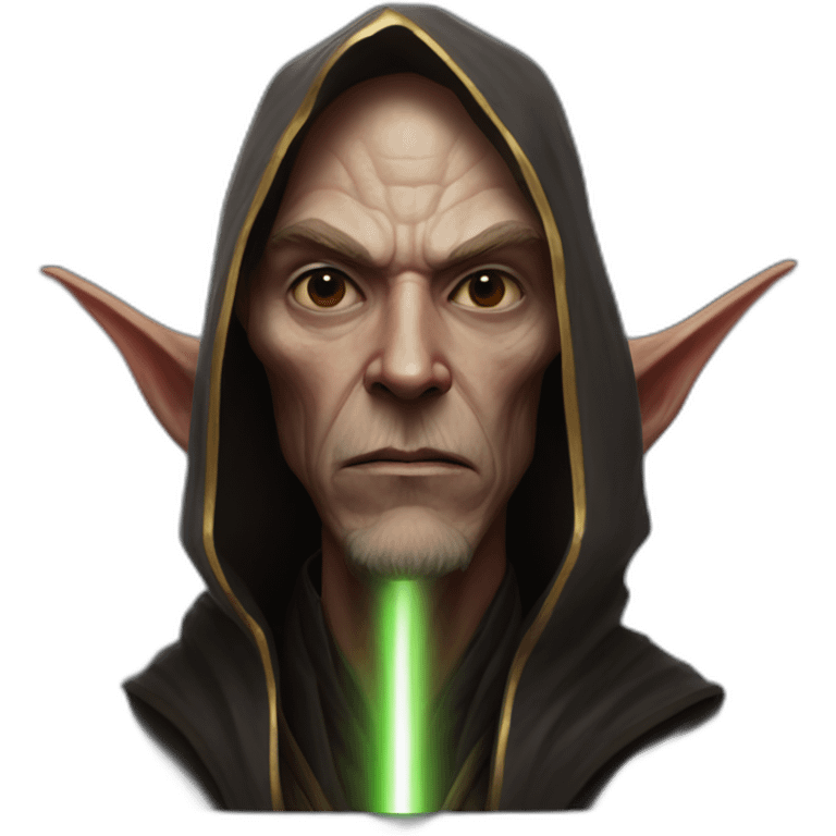 hyperrealist sith jedi in world of warcraft emoji