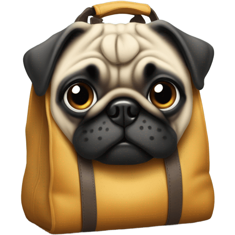 Pug bag emoji