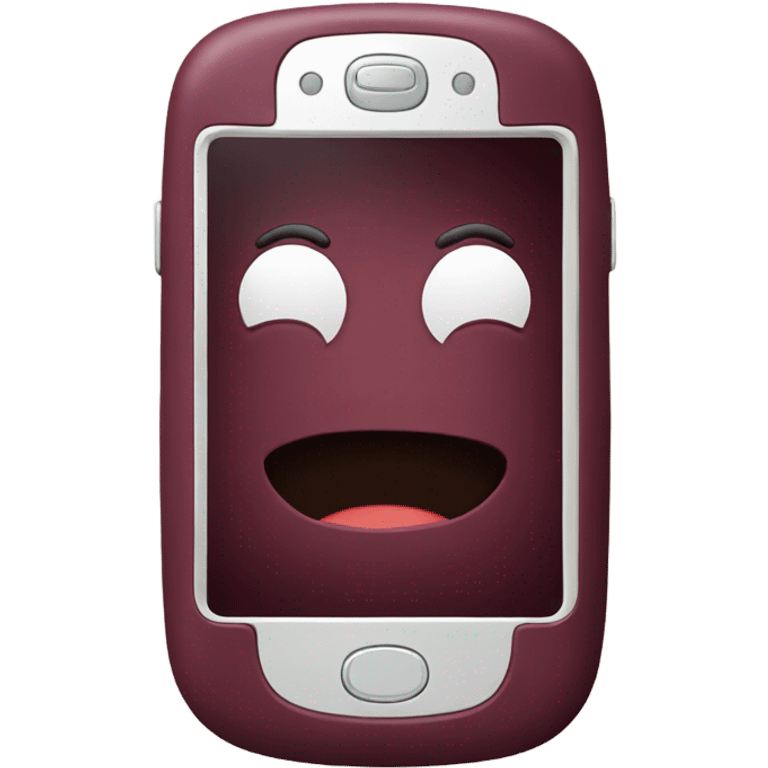 burgundy 📱 phone emoji