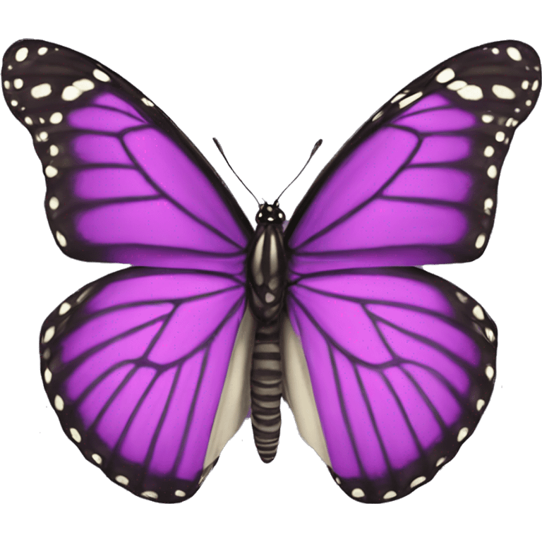 Purple Monarch Butterfly  emoji