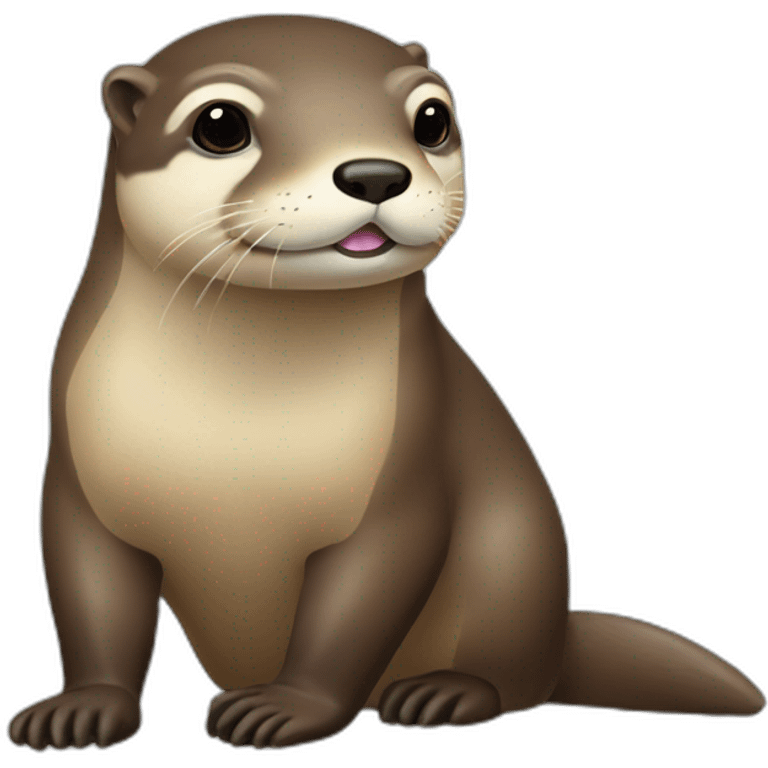 Loutre sur chameau emoji