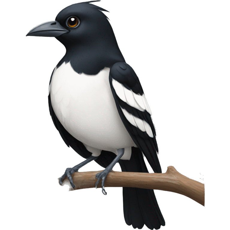 Magpie bird emoji