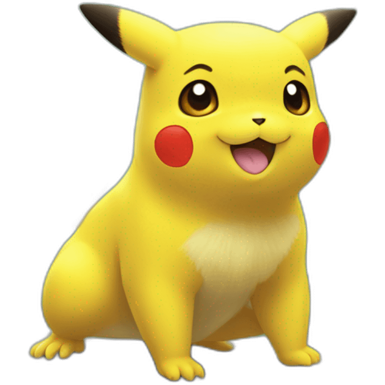 pikachu sur loutre emoji