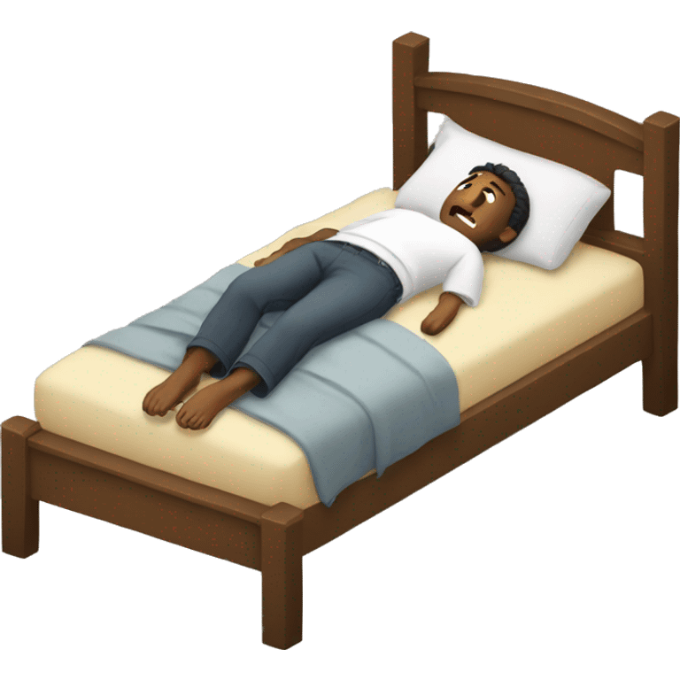 Guy under the bed emoji