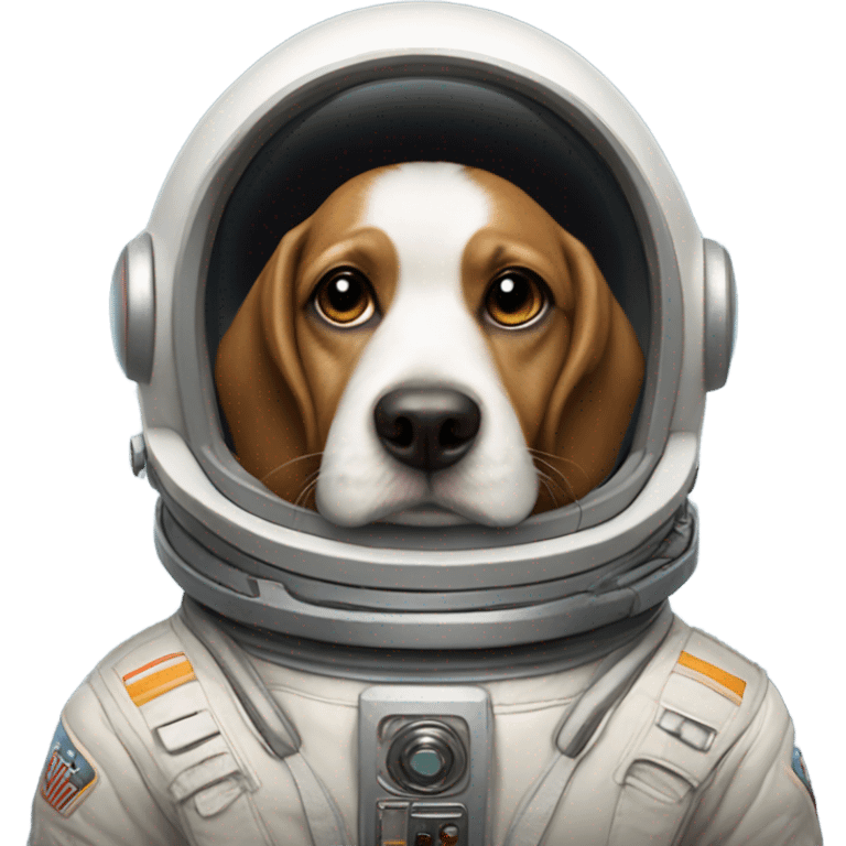 Dog flying spaceship emoji