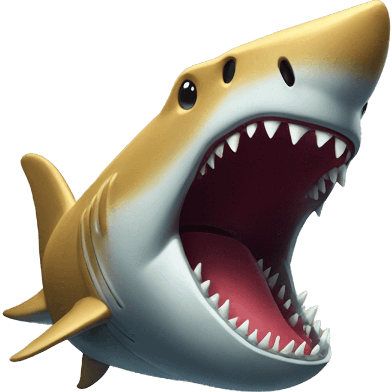 giant golden megalodon emoji