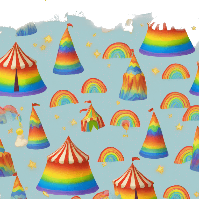 rainbow big top emoji