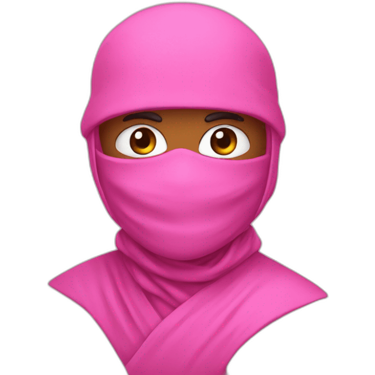 pink ninja  emoji