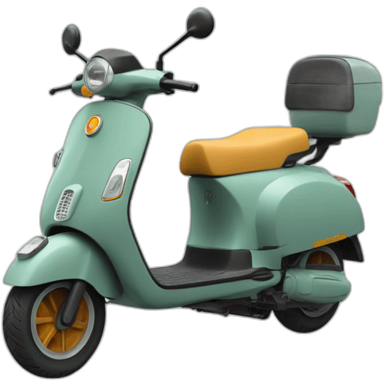 E scooter with color code 311c emoji