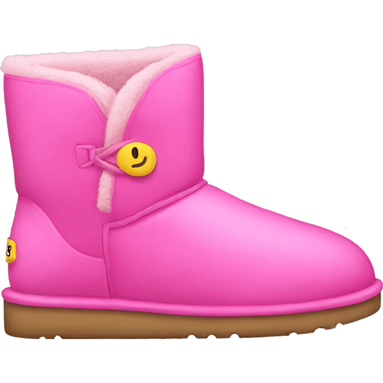 Pink uggs emoji