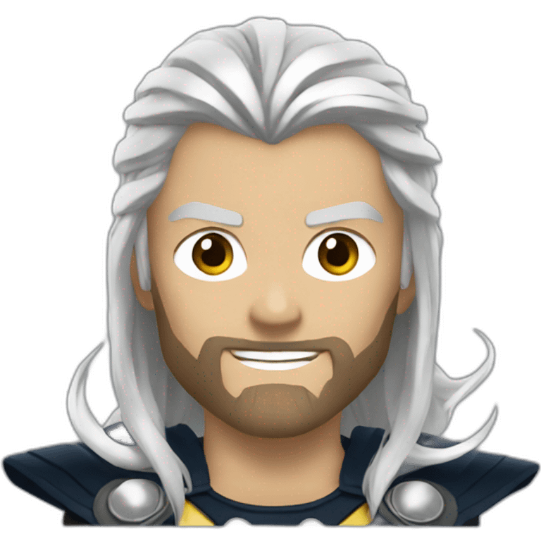 Thor with storm emoji