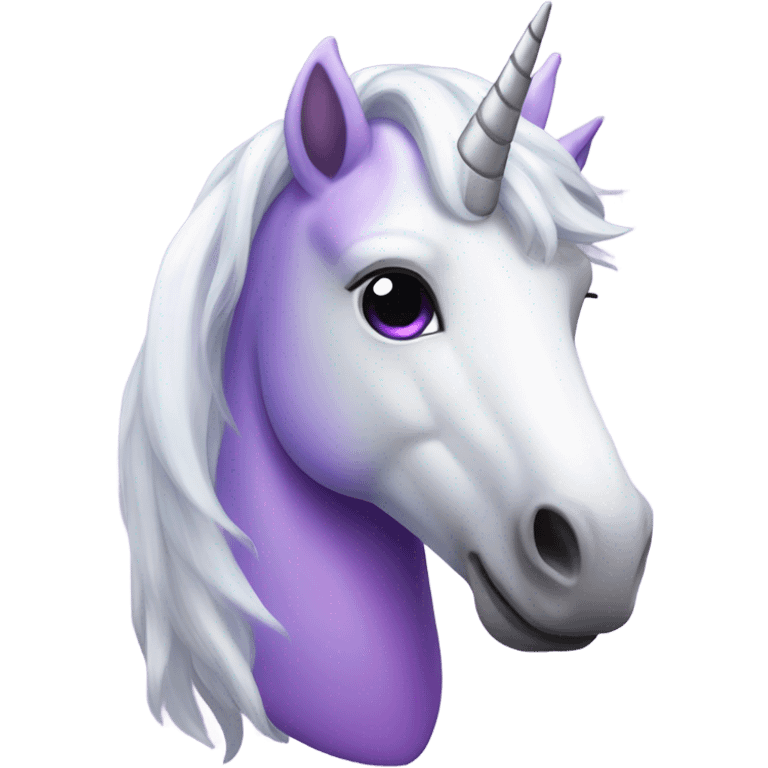 🦄💜🤍 emoji