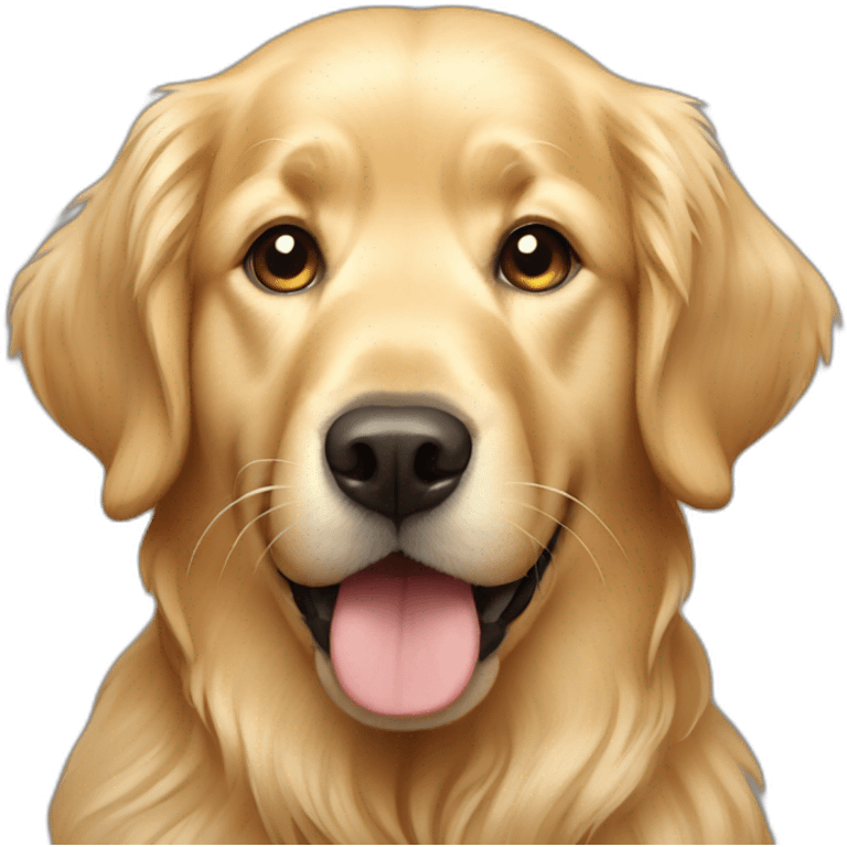 light golden retriever emoji