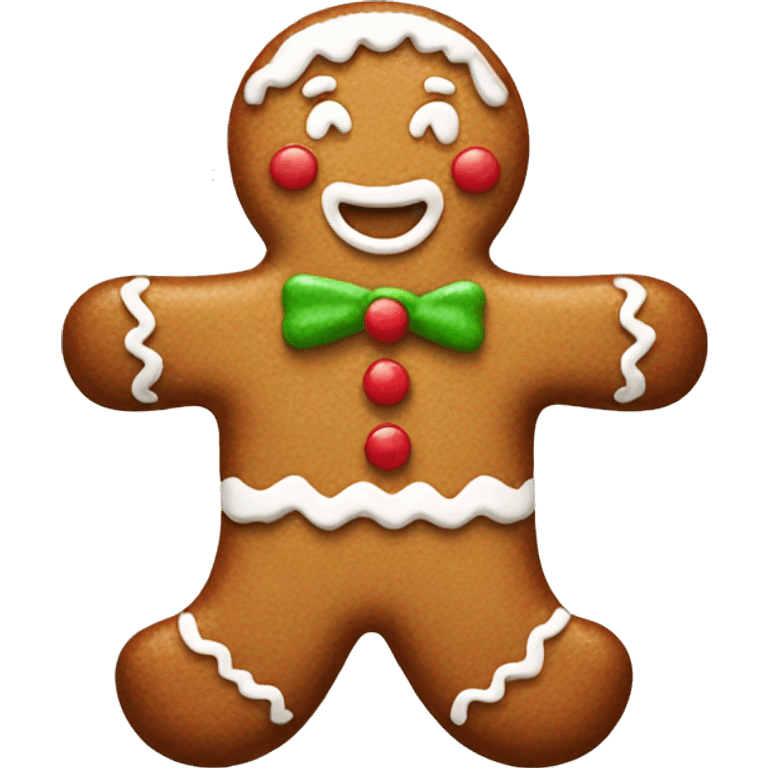 gingerbread man emoji