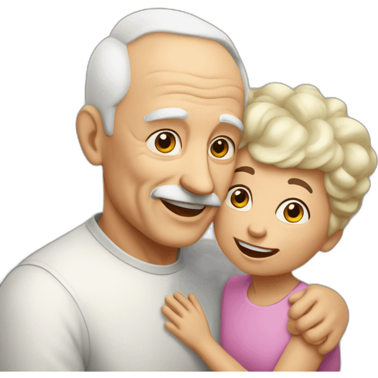 Papy sur mamie emoji