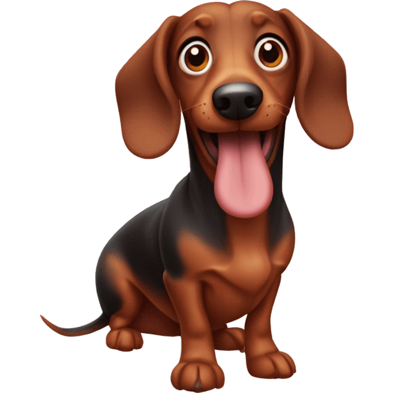 Sausage dog  emoji