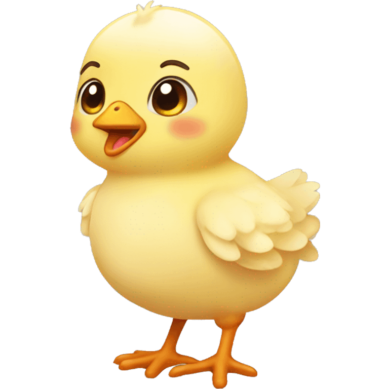 Little cute chick emoji