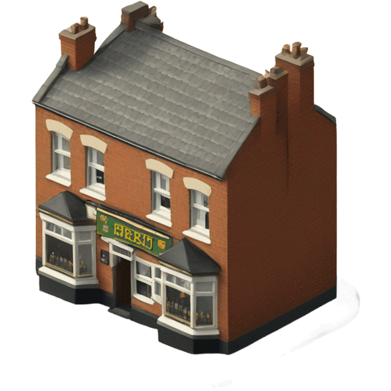 isometric british pub emoji