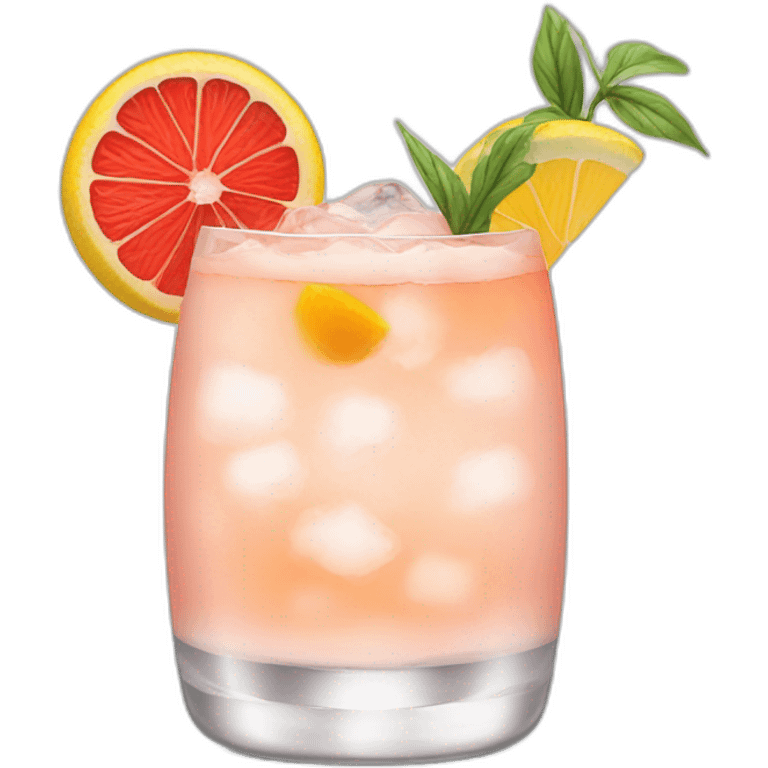 Paloma cocktail emoji