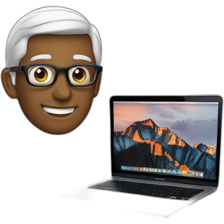 Tim Cook introducing MacBook emoji