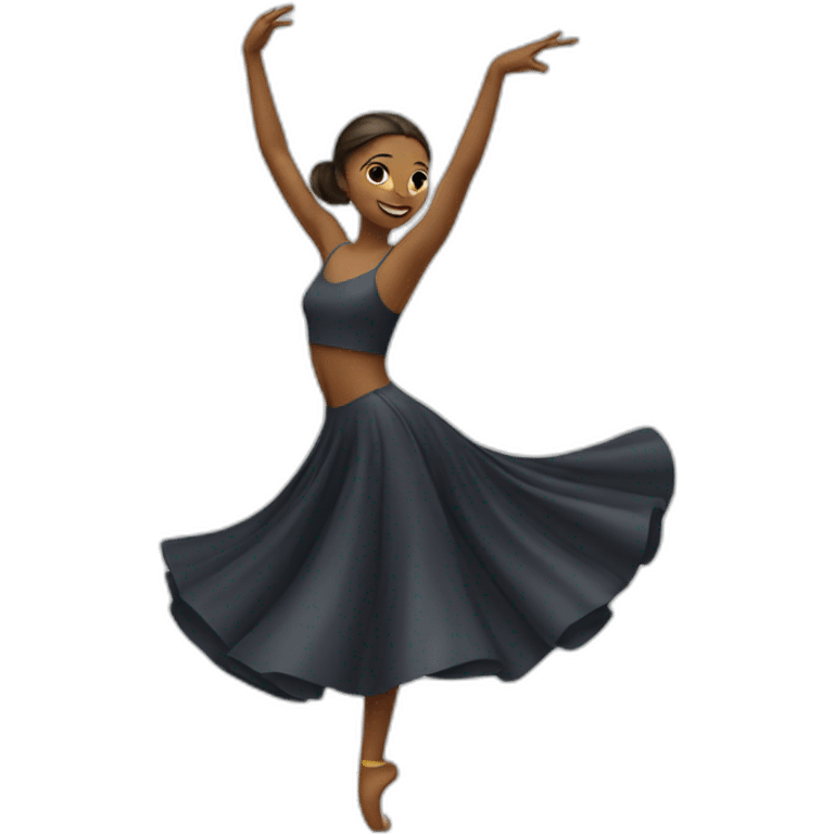 Danseuse poll dance emoji