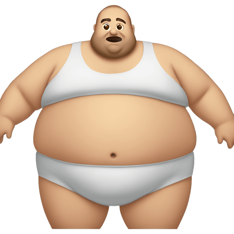 Fat man’s belly emoji