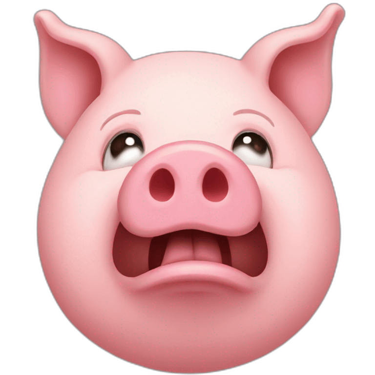 pig-disappointment emoji