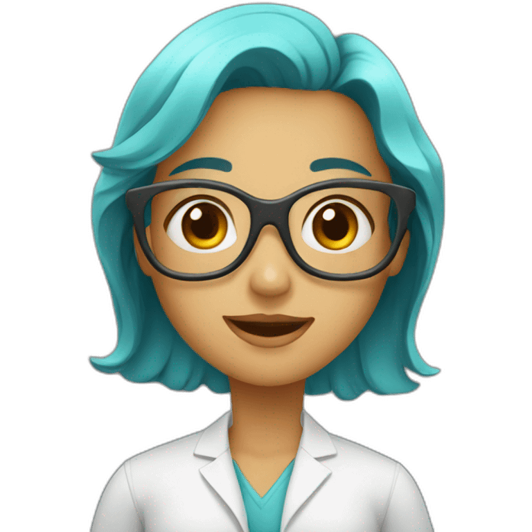 Chemistry girl emoji