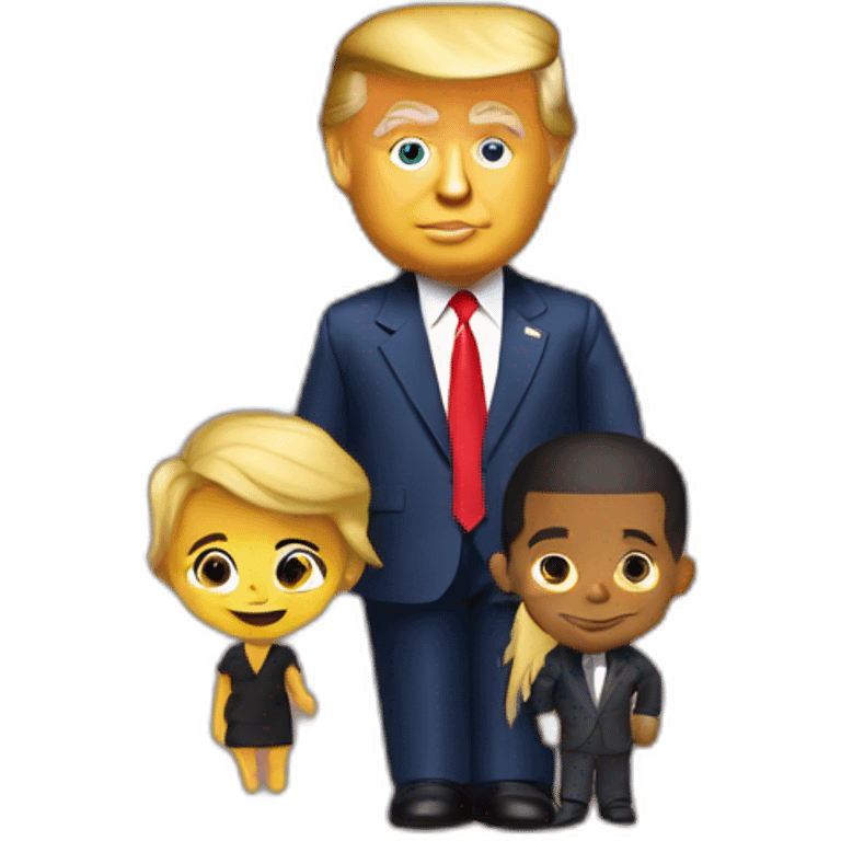 trump and obama child emoji