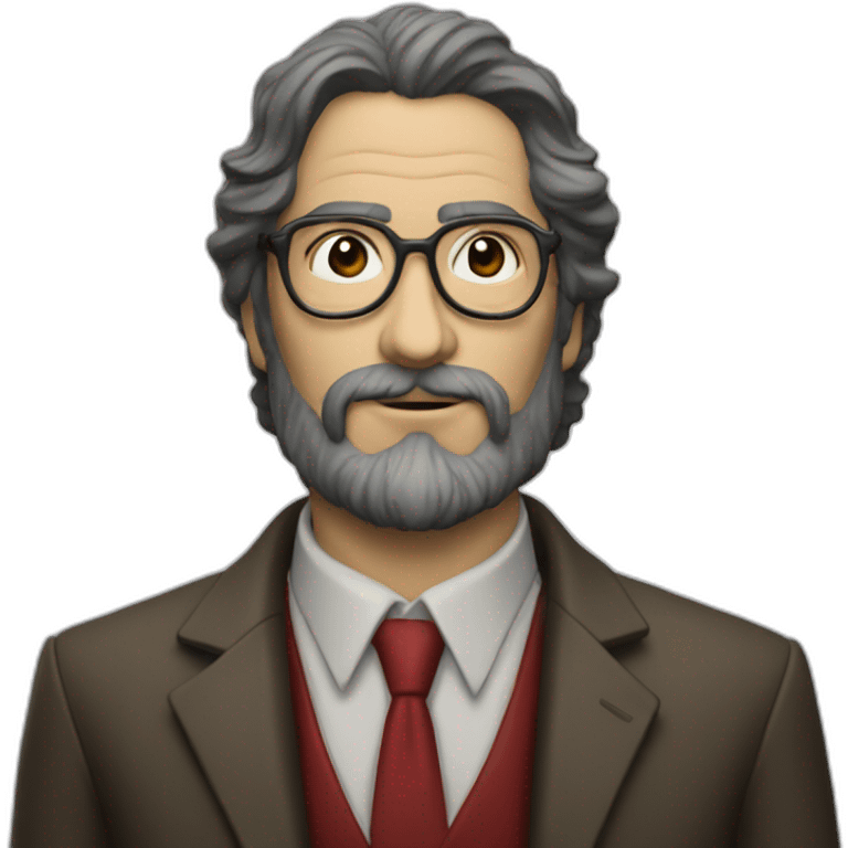 profesor casa de papel emoji