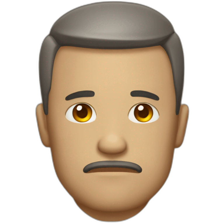 hombre llorando estando en soledad emoji