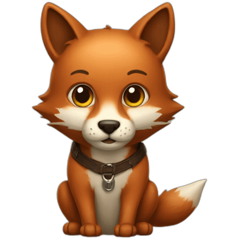 leather cat fox emoji