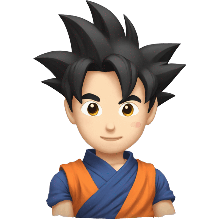 Goku in love emoji