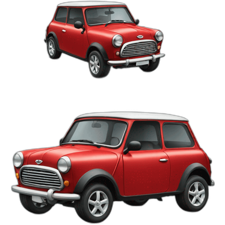 red mini rover car emoji