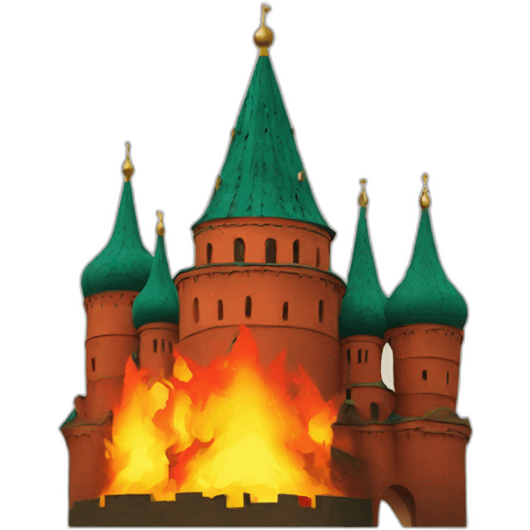 kremlin on fire emoji