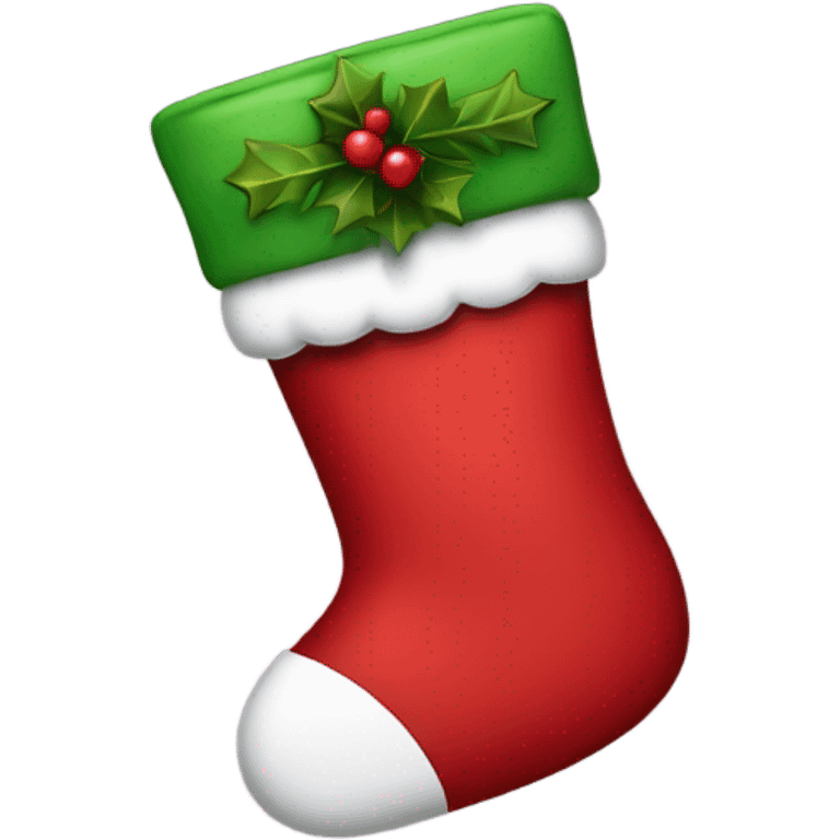 Christmas stocking emoji