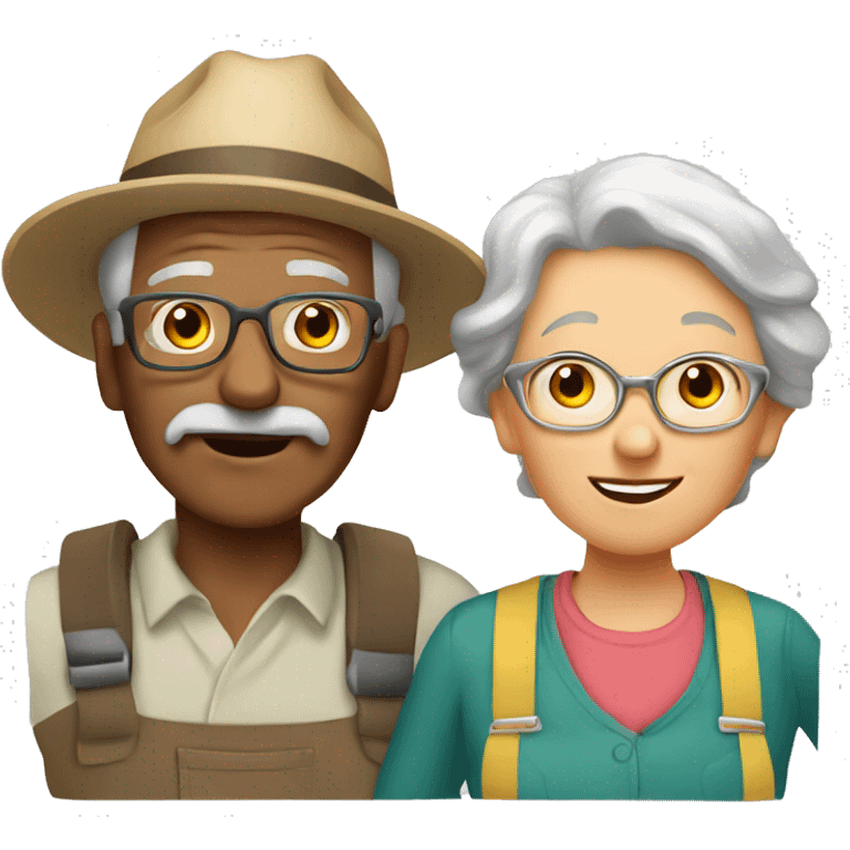 grandparents gardeners emoji