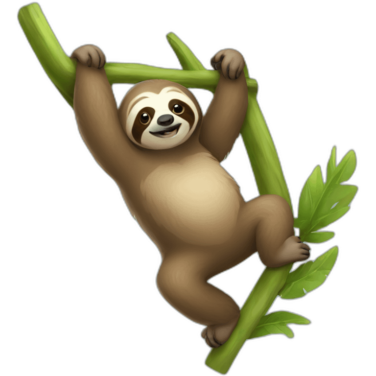 SLOTH CLIMBING emoji